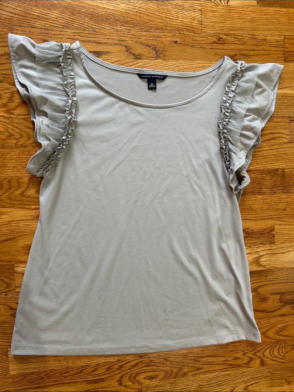 Banana Republic Women's Ruffle Sleeve Top